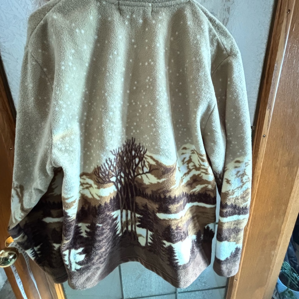 TRADITION COUNTRY COLLECTION SCENIC ZIP UP JACKET 20” PTP - Picture 6 of 6